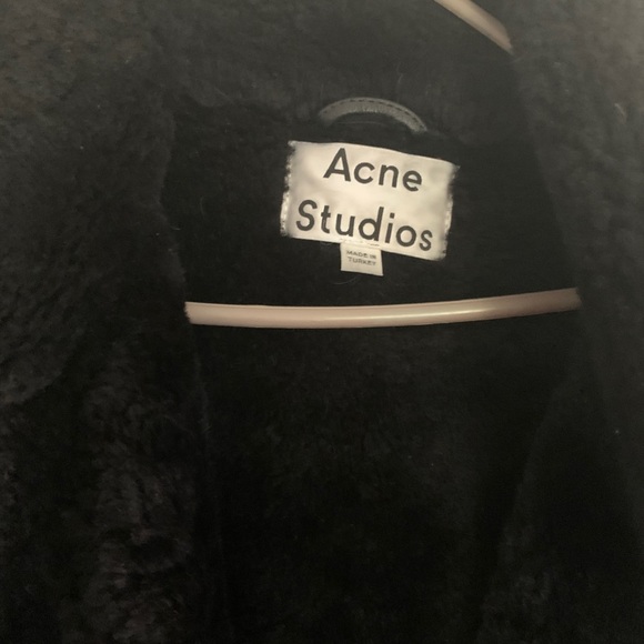 ACNE studios authentic Sherpa leather biker jacket - 36 - medium - Picture 10 of 16